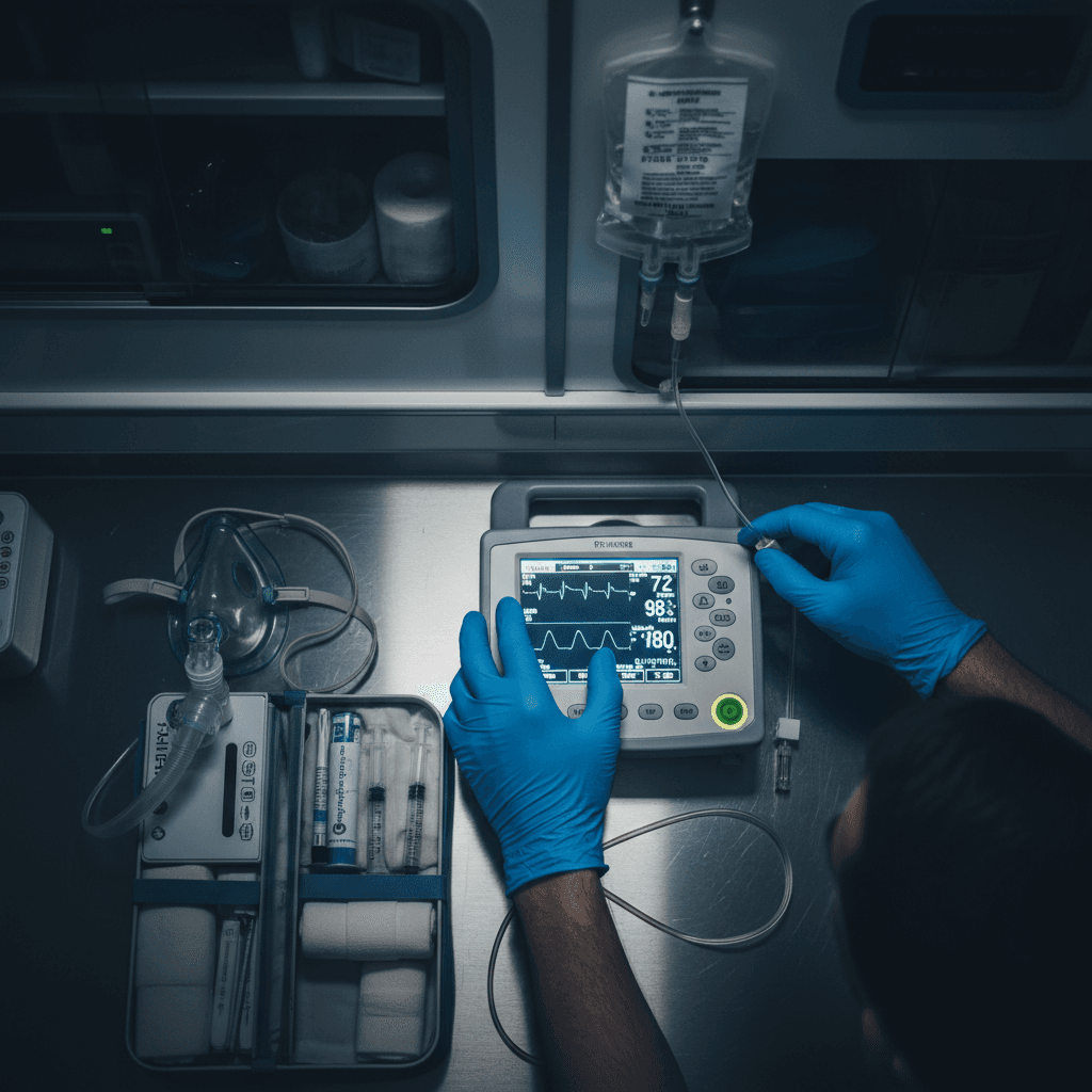 Advanced life support monitoring and care
